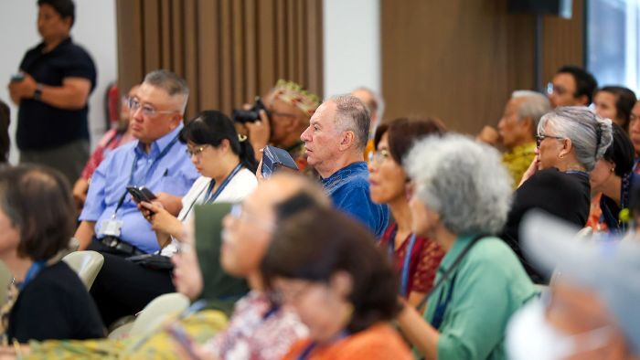 Kongres Diaspora Indonesia ke-8, di Multifunction Hall, Kantor Kementerian Koordinator 3, IKN pada Sabtu (2/8/2025). Foto: HO/Humas Otorita IKN