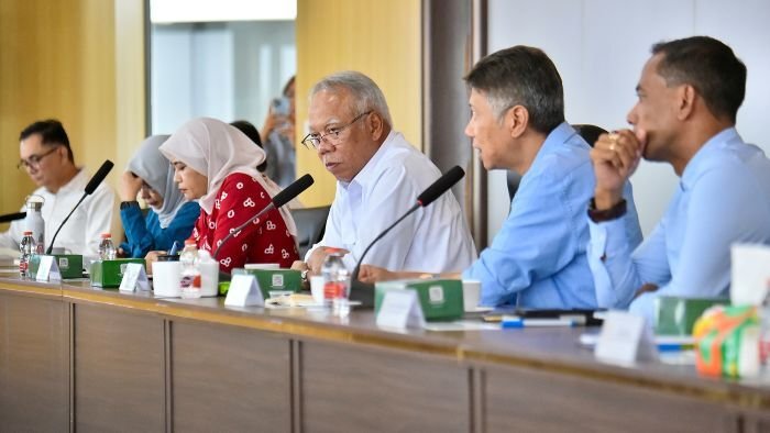 Kunjungan dari Artha Graha Network untuk menjajaki potensi investasi strategis di Kawasan Inti Pusat Pemerintahan (KIPP) diterima langsung oleh Kepala Otorita IKN, Basuki Hadimuljono. Foto: HO/Humas Otorita IKN