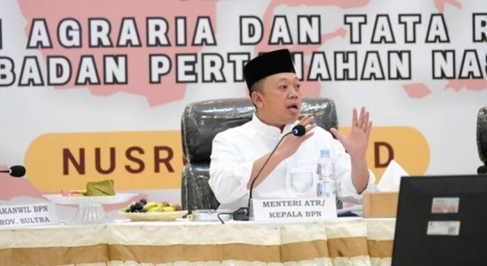 Menteri Agraria dan Tata Ruang/Kepala Badan Pertanahan Nasional (ATR/BPN) Nusron Wahid. FOTO: Dok. Kementerian ATR/BPN