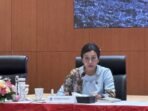 Menteri Keuangan Sri Mulyani Indrawati dalam Konferensi Pers RAPBN dan Nota Keuangan 2026 di Jakarta, Jumat (15/8/2025). FOTO : ANTARA/Imamatul Silfia