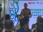 Menteri Perdagangan RI, Budi Santoso, meresmikan Export Center di Kota Balikpapan, pada Jumat (1/8/2025). Foto: BorneoFlash/Niken Sulastri