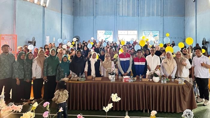 PHSS bersama Puskesmas Sungai Meriam dan Pemerintah Kecamatan Anggana menggelar Sosialisasi Pencegahan Stunting di BPU Desa Kutai Lama, pada Selasa (30/7/2025). Foto: HO/PHSS