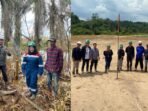 PHSS menerima kedatangan tim dari Kantor Pertanahan Kukar yang melaksanakan pemeriksaan tanah di Lapangan Semberah, Desa Salo Cella, Kecamatan Muara Badak. Foto: HO/PHSS
