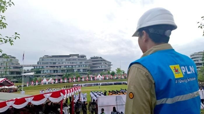 PLN berhasil menjaga keandalan pasokan listrik selama rangkaian perayaan HUT ke-80 Republik Indonesia di IKN, pada 15–17 Agustus 2025. Foto: HO/PLN UID Kaltimra