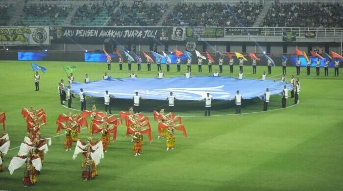 Pembukaan Spektakuler BRI Super League 2025/26 di Surabaya. Foto: HO/ileague.id