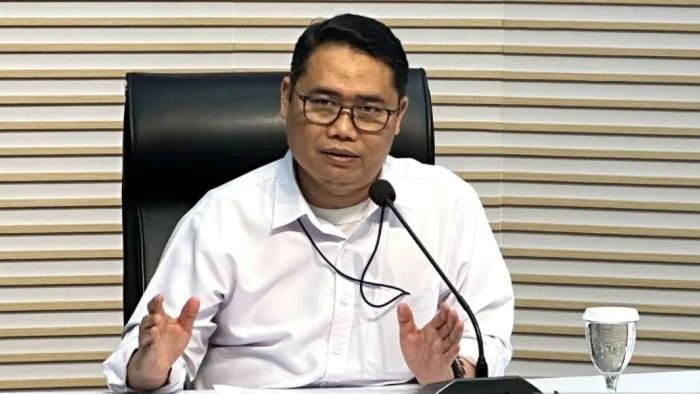 Pelaksana Tugas Deputi Penindakan dan Eksekusi Komisi Pemberantasan Korupsi Asep Guntur Rahayu saat memberikan keterangan di Gedung Merah Putih KPK, Jakarta, Kamis (14/8/2025). Foto: ANTARA/Rio Feisal