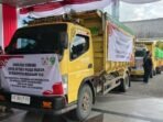 Pelepasan bantuan Logistik untuk Kabupaten Mahakam Ulu. Foto: BorneoFlash/Nur Ainunnisa