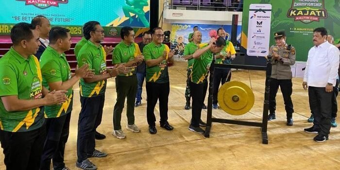 Pembukaan Taekwondo Championship Kajati Kaltim Cup 2025 di Balikpapan Sport and Convention Center (BSCC)/Dome, pada Jumat (1/8/2025). Foto: BorneoFlash/Niken Sulastri