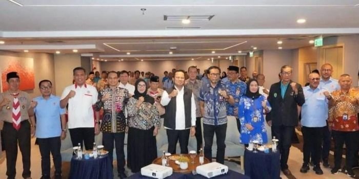 Pemprov Kaltim Gelontorkan dana Pembinaan Olahraga dan Kepramukaan Kepada tujuh organisasi penerima Hibah, di Four Season Hotel Balikpapan, pada Kamis (7/8/2025). Foto: BorneoFlash/Ist
