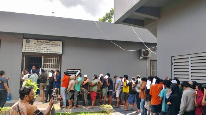 Pengguna Narkoba yang diamankan menunggu proses asesmen oleh tim dokter dan konselor. Foto: BorneoFlash/Nur Ainunnisa