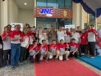 Sales Counter JNE di IKN Diresmikan, Tanam 1.000 Pohon Dukung Kota Hutan Berkelanjutan
