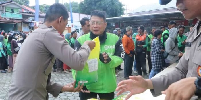 Polda Kaltim menggelar Gerakan Pangan Murah (GPM) secara serentak di Pelabuhan Semayang, Balikpapan, pada Sabtu (30/8/2025). Foto: HO/Humas Polda Kaltim