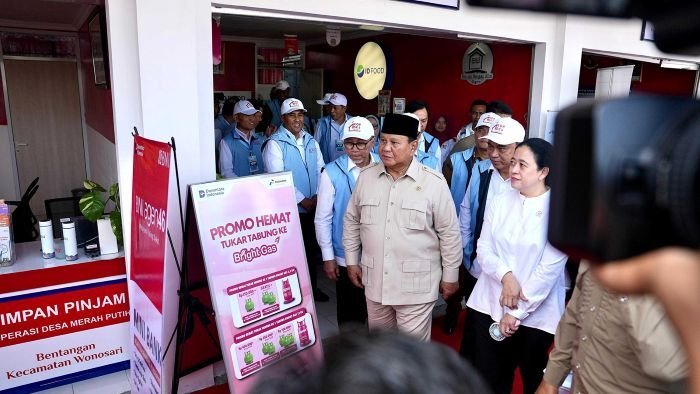 Presiden Prabowo menghadiri Peluncuran Kelembagaan Kopdes Merah Putih, pada Senin (21/07/2025) lalu. Foto: HO/Kantor Komunikasi Kepresidenan