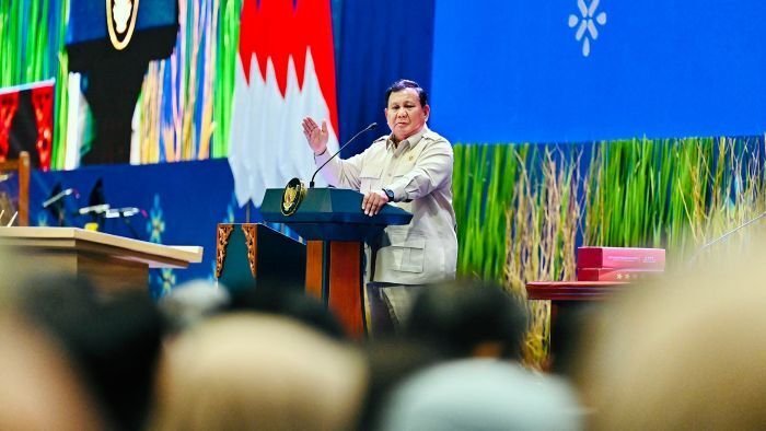 Presiden RI Prabowo hadir dalam Konvensi Sains, Teknologi, dan Industri (KSTI) Indonesia 2025 pada 7–9 Agustus 2025 di Sasana Budaya Ganesa (Sabuga) ITB, Bandung, Jawa Barat. Foto: HO/Kantor Komunikasi Kepresidenan