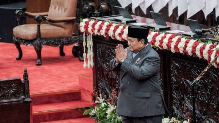 Presiden Prabowo saat menghadiri Sidang Tahunan MPR di Gedung DPR RI (15/8/2025). Foto: Instagram/@prabowo