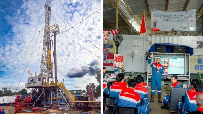 Salah satu anak perusahaan PHI yang bernaung di Zona 10, yakni PT Pertamina EP (PEP) Tarakan, berhasil menemukan aliran gas dalam pengeboran eksplorasi Sumur Sembakung Deep (SBKD)-001 di Area Sembakung, sekitar 56 km sebelah utara Tarakan. Foto: HO/PHI