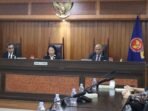 Sidang Putusan Komisi Pengawas Persaingan Usaha (KPPU) Atas Keterlambatan Notifikasi Mitsui &Co., Ltd. dan Mitsui &  Co. (Australia) Ltd, pada Senin (11/8/2025). Foto: HO/KPPU