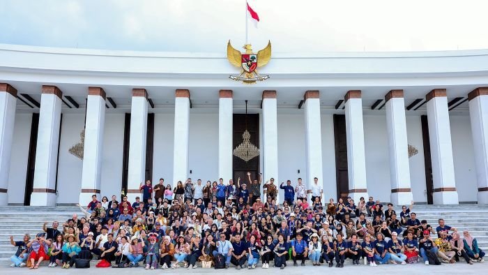 Tur eksklusif ke Istana Negara dan Istana Garuda, dipandu langsung oleh Kepala Otorita IKN, Basuki Hadimuljono. Foto: HO/Humas Otorita IKN