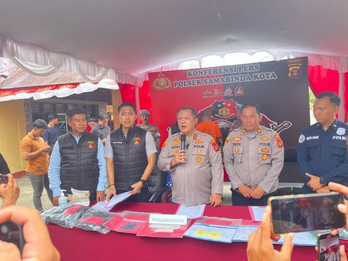 Polresta Samarinda Bekuk Pelaku Pencurian dengan Modus Pecah Kaca, Korban Alami Kerugian Rp12 Juta