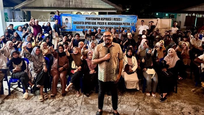 Wakil Ketua DPRD Paser H Hendrawan Putra reses di Kecamatan Tanah Grogot dan mendengar berbagai aspirasi masyarakat pada 25–29 Juli 2025. Foto: BorneoFlash/IST