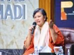 Wakil Ketua MPR RI Lestari Moerdijat saat seminar Perempuan sebagai Ujung Tombak Pemberdayaan dalam Mengatasi Kemiskinan dengan Hidup Sehat di Jakarta, Sabtu (3/5/2025). FOTO:ANTARA/HO-MPR RI