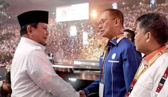 Wakil Ketua MPR RI Eddy Soeparno bersama Presiden Prabowo Subianto. FOTO : ANTARA/HO-MPR RI/am.