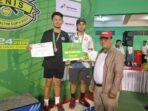 Wakil Wali Kota Balikpapan, H. Bagus Susetyo saat menghadiri penutupan Kejuaraan Kajati Cup II Tahun 2025, di Balikpapan Tennis Stadium, pada Minggu malam (24/8/2025). Foto: BorneoFlash/Niken Sulastri