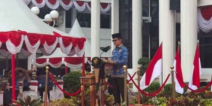 Wali Kota Balikpapan, H. Rahmad Mas’ud, di Balai Kota Balikpapan, pada Kamis (28/8/2025). Foto: BorneoFlash/Niken Sulastri