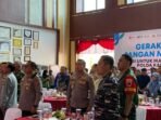 Kepolisian Daerah (Polda) Kalimantan Timur (Kaltim) bersama Perum Bulog Wilayah Kaltimtara menggelar Gerakan Pangan Murah (GPM). Foto: BorneoFlash/Agung Putra