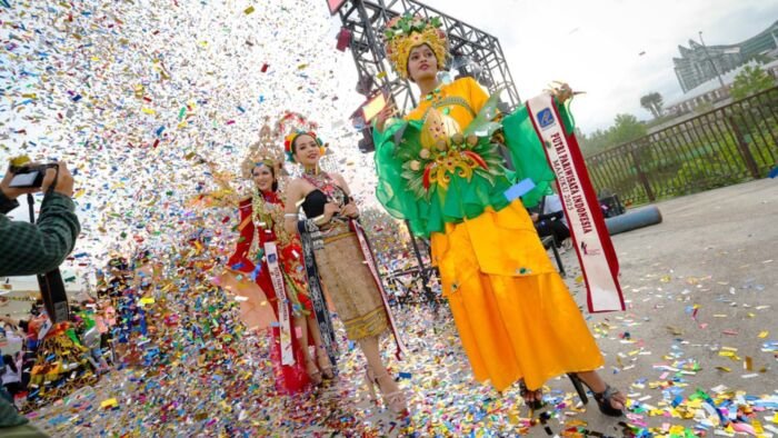 Nusantara Fashion Carnival 2025 di Sentra Massa, Ibu Kota Nusantara (IKN), pada Selasa (19/08/2025). Foto: HO/Humas Otorita IKN