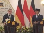 Menteri Luar Negeri Jerman Johann Wadephul Bersama Menteri Luar Negeri RI Sugiono di Jakarta. Foto: ANTARA/Cindy Frishanti