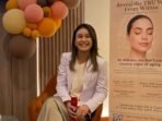 Di acara pembukaan Grand Opening Altruva Aesthetic Clinic di Jakarta, seorang ahli estetika bernama dr. Olivia Aldisa, M.Sc. Aesth. Med. (UK), memberikan pernyataan mengenai perawatan kulit. Foto: ANTARA/Meuthia Hamidah