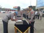 Polresta Balikpapan baru-baru ini menggelar Upacara Serah Terima Jabatan (Sertijab) bagi beberapa pejabat penting di jajaran kepolisian setempat. Foto: HO/Humas Polresta Balikpapan