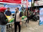 Dalam upaya menjaga stabilisasi pasokan dan harga pangan di Kalimantan Timur, Polda Kaltim melalui Satuan Tugas Pangan (Satgas Pangan) menggelar Gerakan Pangan Murah di pasar tradisional Kota Balikpapan. Foto: HO/Humas Polda Kaltim
