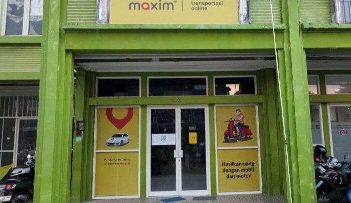 kantor operasional Maxim Samarinda kini telah beroperasi seperti semula untuk melayani kebutuhan pengemudi dan pelanggan. Foto: HO/Maxim