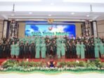 Acara Ramah tamah Sertijab Inspektur Kodam (Irdam), Komandan Rindam (Danrindam), dan Kepala Hukum (Kakumdam), disertai tradisi penerimaan serta pelepasan warga Kodam VI/Mlw di Aula Makodam, Senin (15/9/2025). Foto: HO/Pendam VI/Mlw