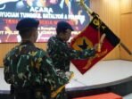 Batalyon A Pelopor Satuan Brimob Polda Kaltim menyelenggarakan upacara Penyucian Tunggul "Tanggap Cendekia Waspada" di Aula Satya Haprabu, Mako Sat Brimob Polda Kaltim, Kawasan Stal Kuda Balikpapan, pada Sabtu (13/09/2025). Foto: HO/Humas Polda Kaltim