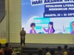 Direktur Jenderal Pendidikan Vokasi, Pendidikan Khusus, dan Pendidikan Layanan Khusus (Dirjen Vokasi PKPLK) Kemendikdasmen Tatang Muttaqin dalam kegiatan Gebyar Pendidikan Nonformal dan Informal serta Peringatan Hari Aksara Internasional 2025 di Kantor Kemendikdasmen, Jakarta, Jumat (26/9/2025). FOTO : ANTARA/Sean Filo Muhamad