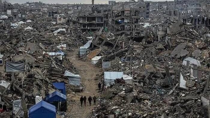 Ilustrasi kondisi Jalur Gaza setelah berbulan-bulan digempur Israel. FOTO : ANTARA/Anadolu/py Ilustrasi kondisi Jalur Gaza setelah berbulan-bulan digempur Israel. FOTO : ANTARA/Anadolu/py