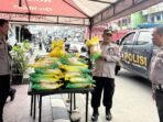 Polresta Balikpapan bersinergi dengan Bulog Balikpapan menggelar Gerakan Pangan Murah (GPM) sebagai upaya nyata menjaga ketahanan pangan dan menekan harga bahan pokok. FOTO: BorneoFlash.com/Agung Putra