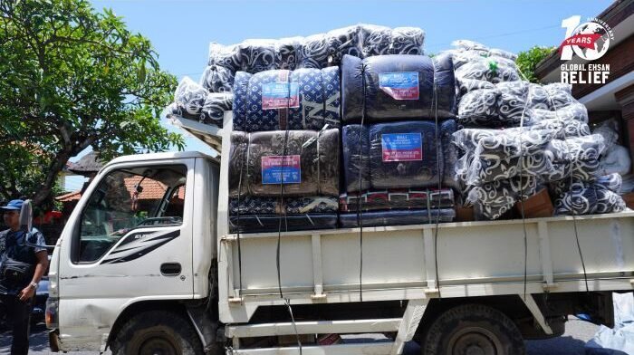 Global Ehsan Relief Indonesia berkolaborasi dengan Yayasan IDEP Selaras Alam berhasil menyalurkan bantuan Bencana banjir bandang dan tanah longsor yang melanda Bali pada Rabu, 10 September 2025. Foto: HO/Global Ehsan Relief
