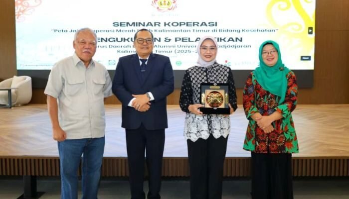 IKN menjadi tuan rumah pertemuan IKA UNPAD Kaltim yang digelar di Multifunction Hall, Kantor Kemenko 3 IKN. Kegiatan diikuti seminar koperasi, pada Minggu (28/9/2025). Foto: HO/Humas Otorita IKN