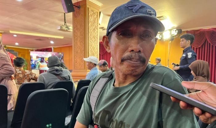 Ibrahim, warga RT 16 Kelurahan Maridan Kabupaten PPU. Foto: BorneoFlash/Niken Sulastri