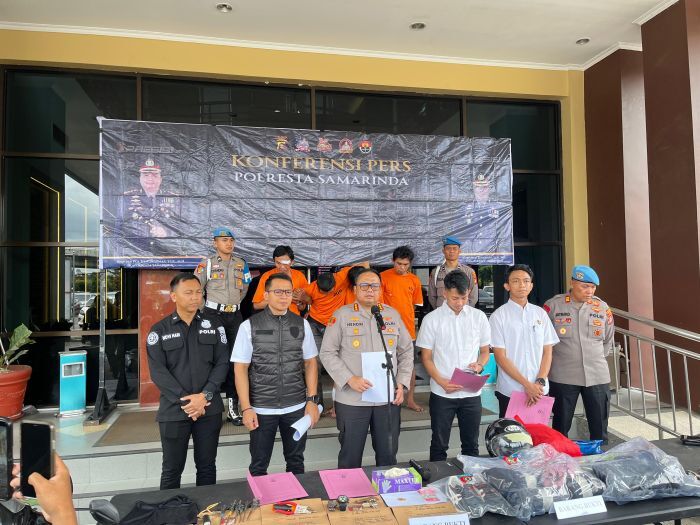 Komplotan Pencuri Makassar Beraksi di Samarinda, Empat Pelaku Dibekuk Polisi