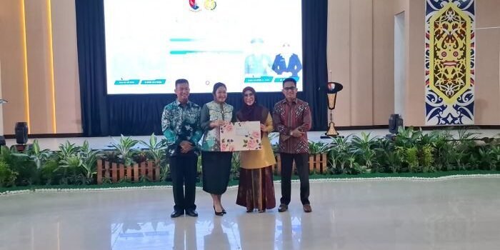 Kenal Pamit Komandan Lanud Dhomber, di Graha Lanud Dhomber pada Jumat malam (5/9/2025). Foto: BorneoFlash/Niken Sulastri