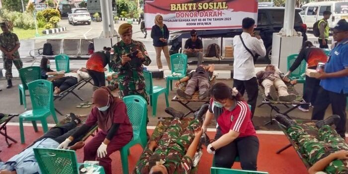 HUT ke-80 TNI: Donor Darah dan Bakti Sosial Jadi Wujud Kepedulian untuk Rakyat
