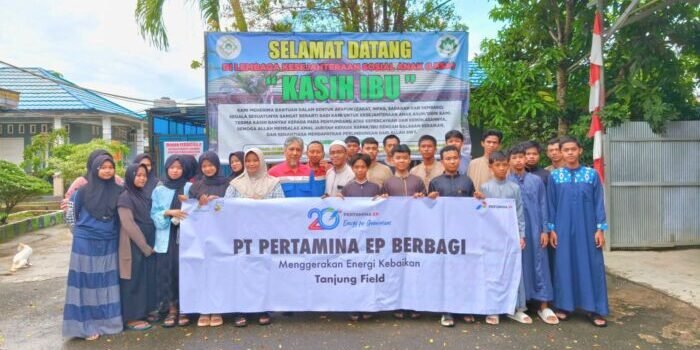 PEP Sangatta Field menggelar kegiatan “Pertamina EP Berbagi” di Pondok Pesantren Al Munawwir, Sangatta Selatan (29/8/2025). Foto: HO/PEP Sangatta Field