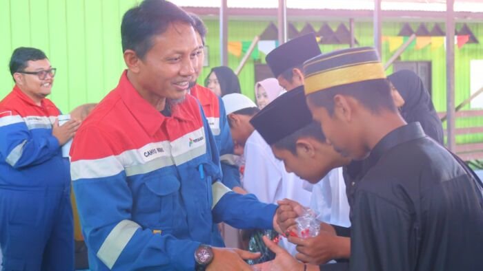 PEP Sangatta Field menggelar kegiatan “Pertamina EP Berbagi” di Pondok Pesantren Al Munawwi PEP Sangatta Field menggelar kegiatan “Pertamina EP Berbagi” di Pondok Pesantren Al Munawwir, Sangatta Selatan (29/8/2025). Foto: HO/PEP Sangatta Field