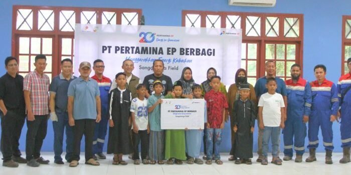 PEP Sangatta Field menggelar kegiatan “Pertamina EP Berbagi” di Pondok Pesantren Al Munawwir, Sangatta Selatan (29/8/2025). Foto: HO/PEP Sangatta Field