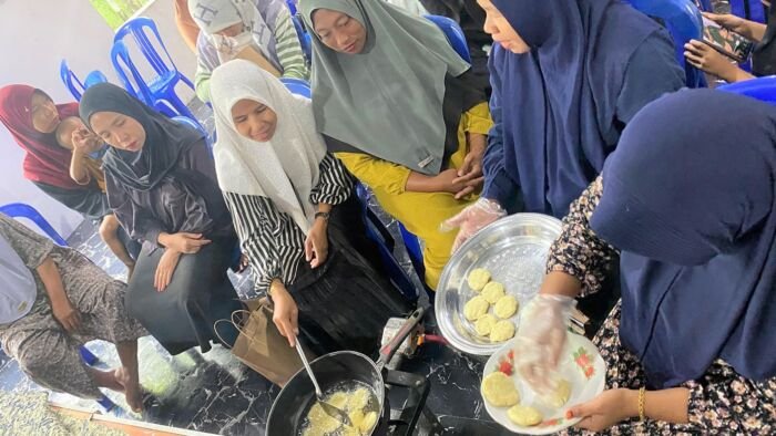 PEP Tanjung Field bersama RSPT dan Puskesmas menyelenggarakan kegiatan Edukasi Pencegahan Stunting dan Demo Masak Menu Bergizi di Aula Kantor Desa Jirak, Kecamatan Pugaan, Tabalong, Kalimantan Selatan, pada 11 September 2025. Foto: HO/Pertamina EP